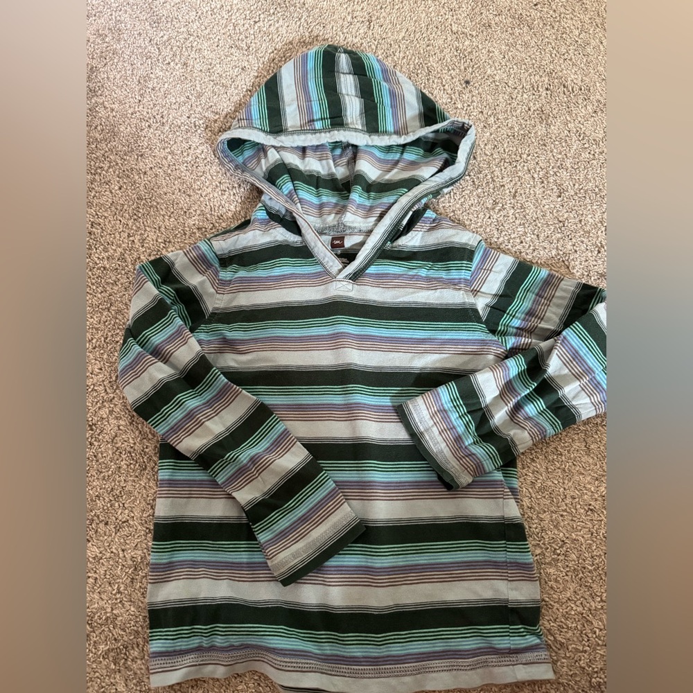 Tea Collection Multicolor Striped Kids Hoodie